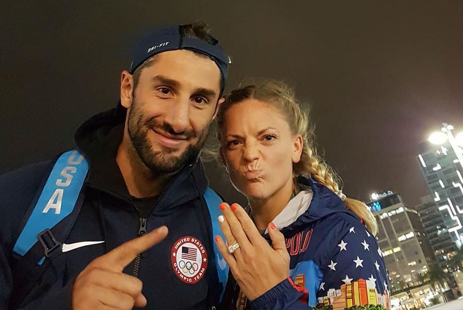Morghan King and Dean Kruse are engaged at Rio Olympics