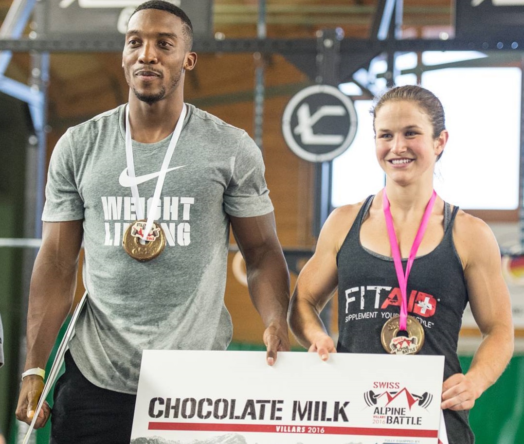 Elijah Muhammad and Kari Pearce, Team Chocolate Milk, Win Swiss Alpine Battle