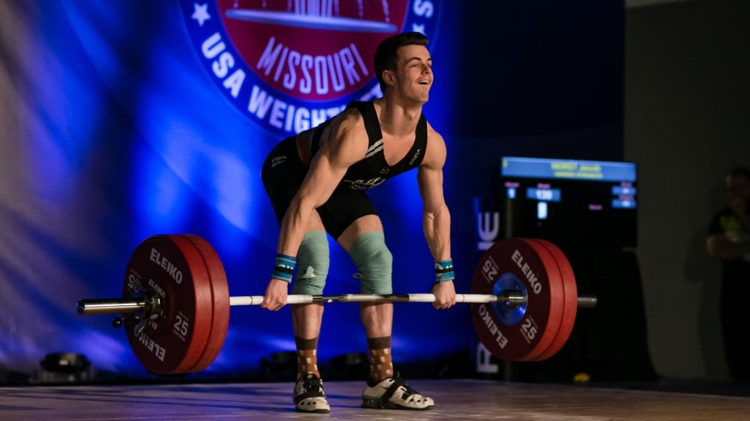 Jacob Horst at 2017 USAW Junior Nationals (Photo: Lifting Life)