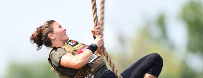 tiaclairtoomey-2018crossfitgames4 Tia-Clair Toomey during The Battleground at the 2018 CrossFit Games. Photo courtesy of CrossFit Inc.