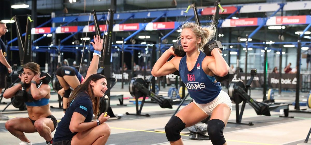 Haley Adams competes in the Teenage Girl 16-17 age division at the 2018 CrossFit Games. Photo courtesy of CrossFit Inc.