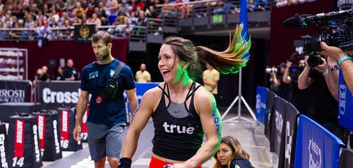 justinebeath-2018regionals Justine Beath at the 2018 CrossFit Pacific Regional. Photo courtesy of CrossFit Inc.