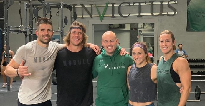invictusx-granitegames Holden Rethwill, Sam Dancer, Kristi Eramo and Margaux Alvarez of Invictus X. Photo via Instagram, @samdancing
