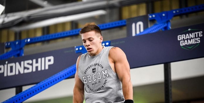 saxonpanchik-granitegames Saxon Panchik at the 2019 Granite Games. Photo via Instagram/@saxon_panchik