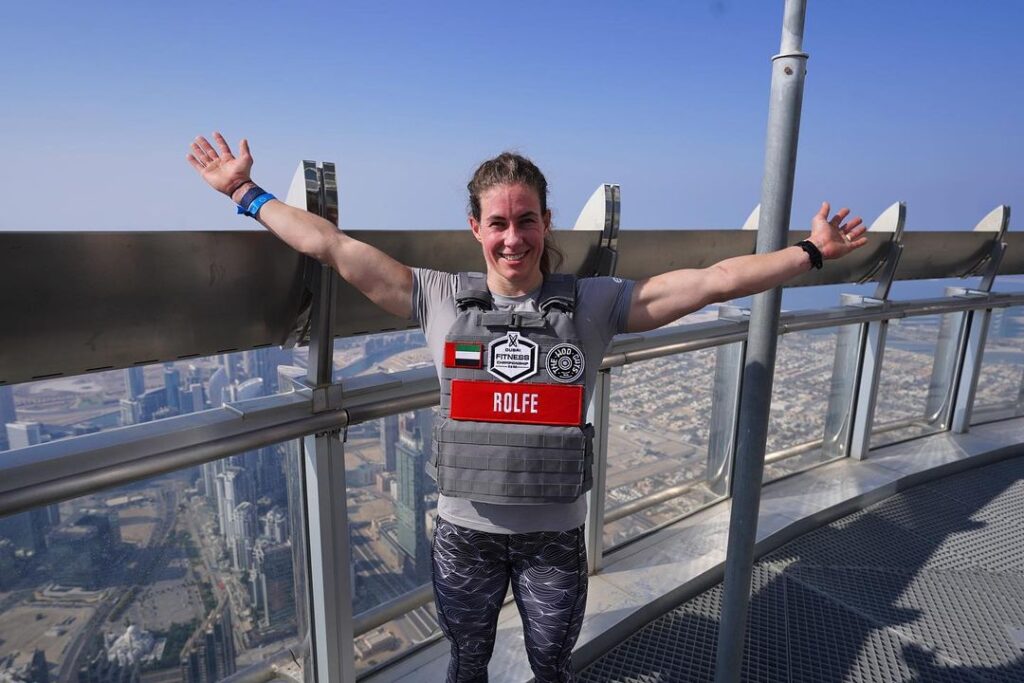 Emily Rolfe Shares Experience Climbing the Burj Khalifa