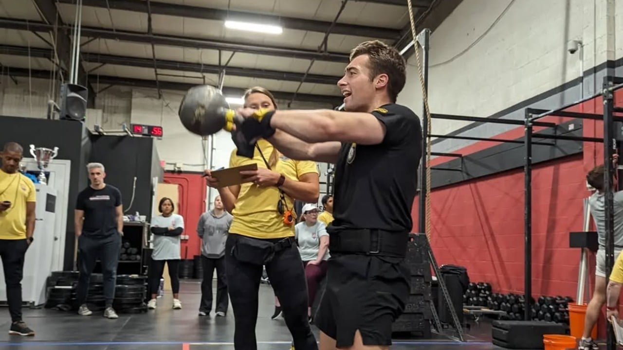 Cale Layman at USA Functional Fitness Collegiate Championships